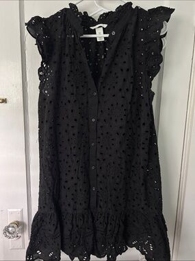 pleated lace dress h&m H&M blush long sleeve lace top pleated skirt dress, women size 8, side zip, NWT